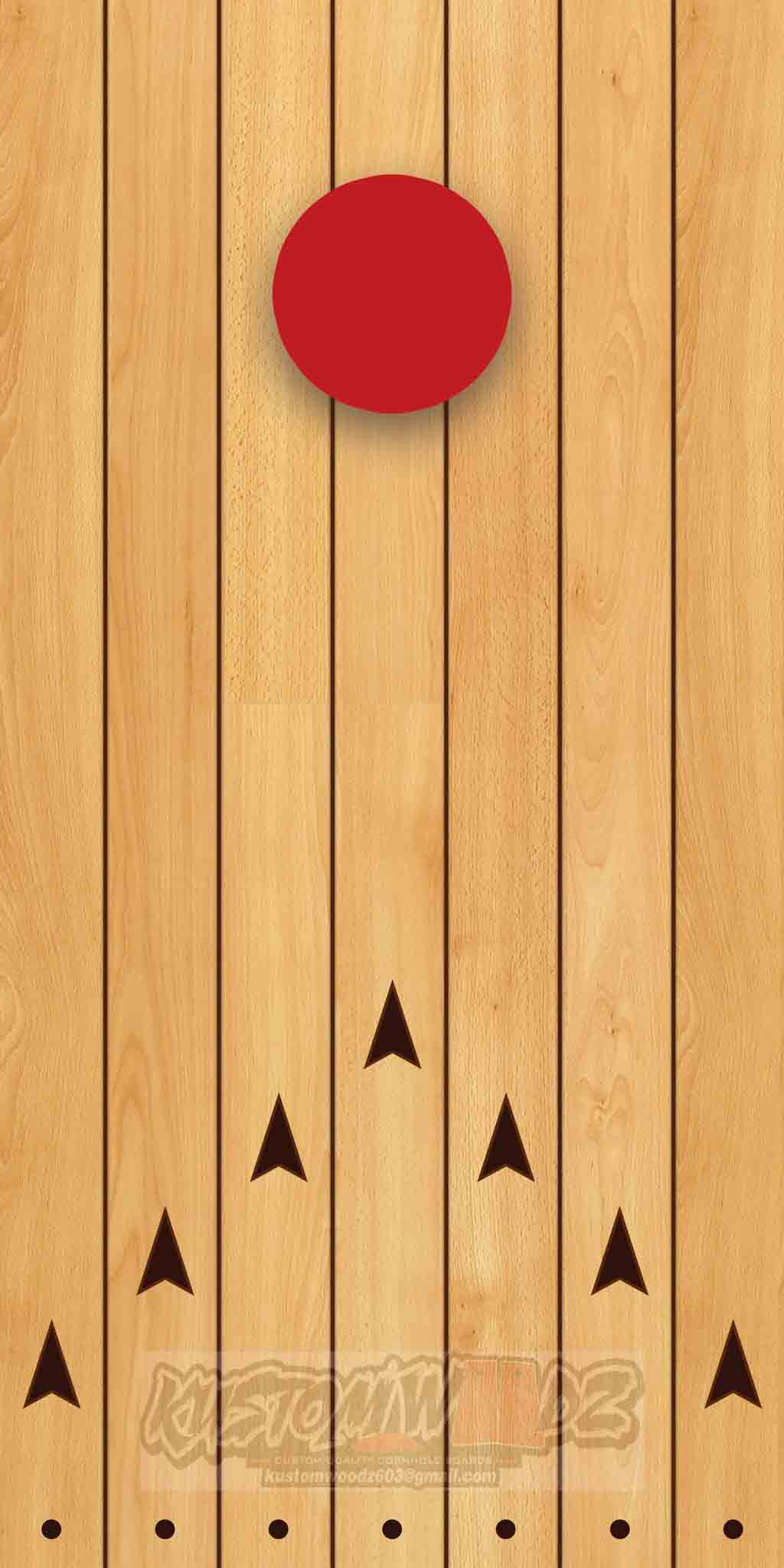 Cornhole Board Set - Bowling Alley