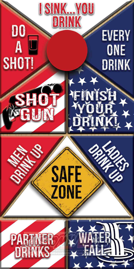 Cornhole Board Set - Drinking Game