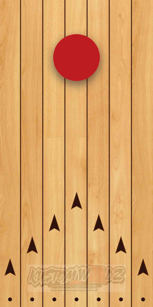 Cornhole Board Set - Bowling Alley