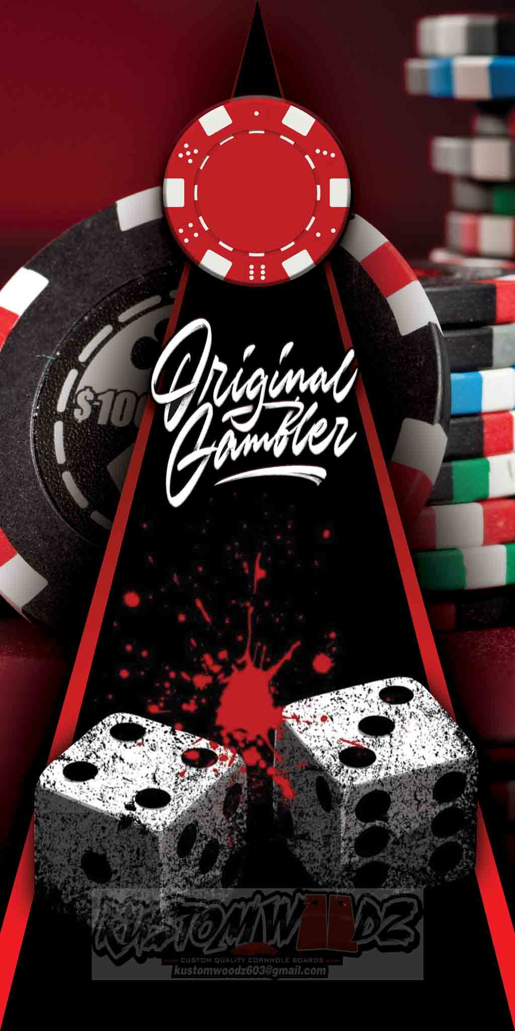 Cornhole Board Set - Gambler