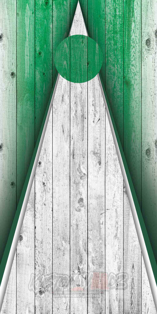 Cornhole Board Set - Background Gray Green