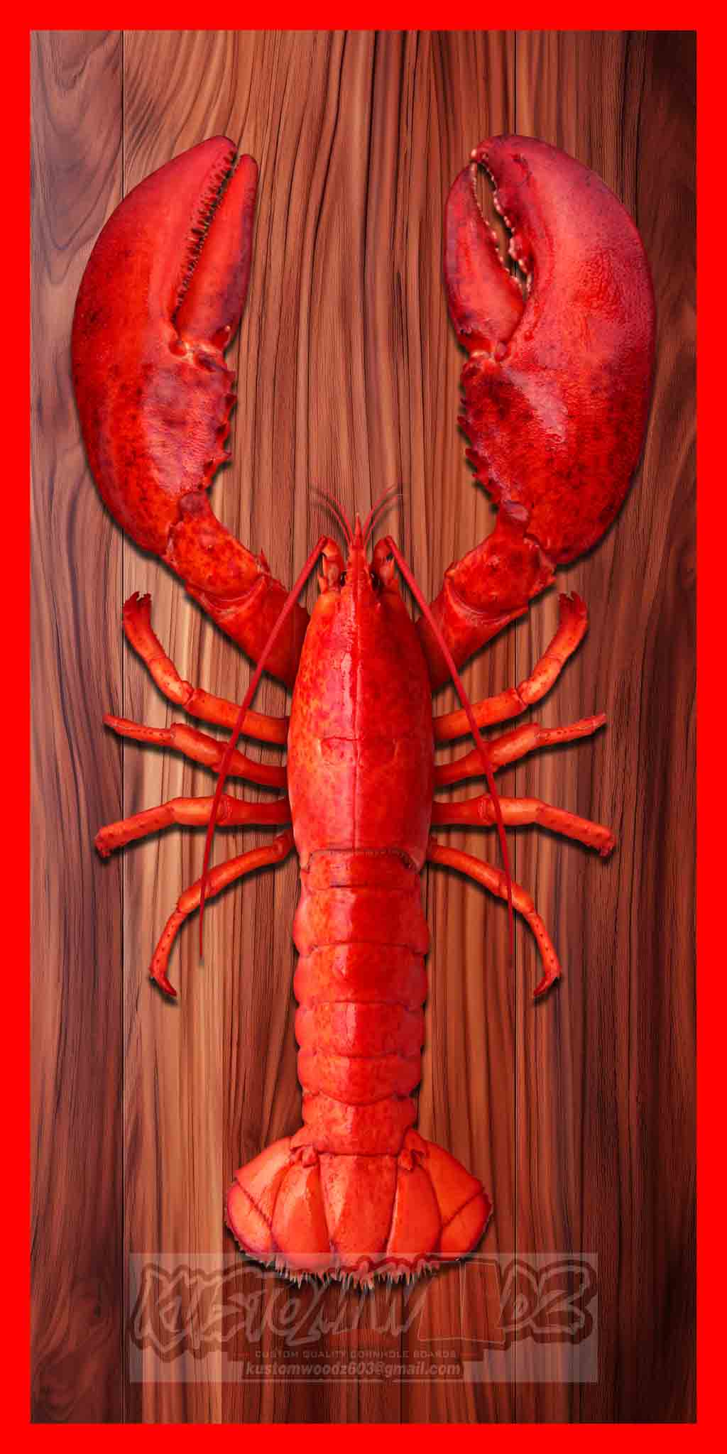 Cornhole Board Set - Lobster